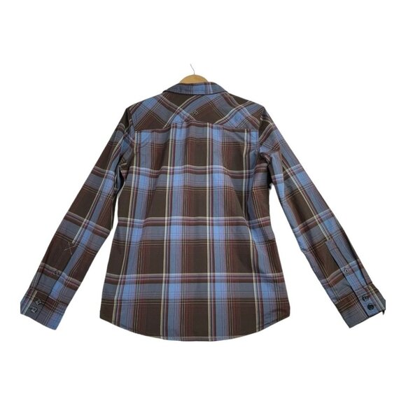 Prana Mens Button Down Plaid Shirt size Small - Picture 4 of 6